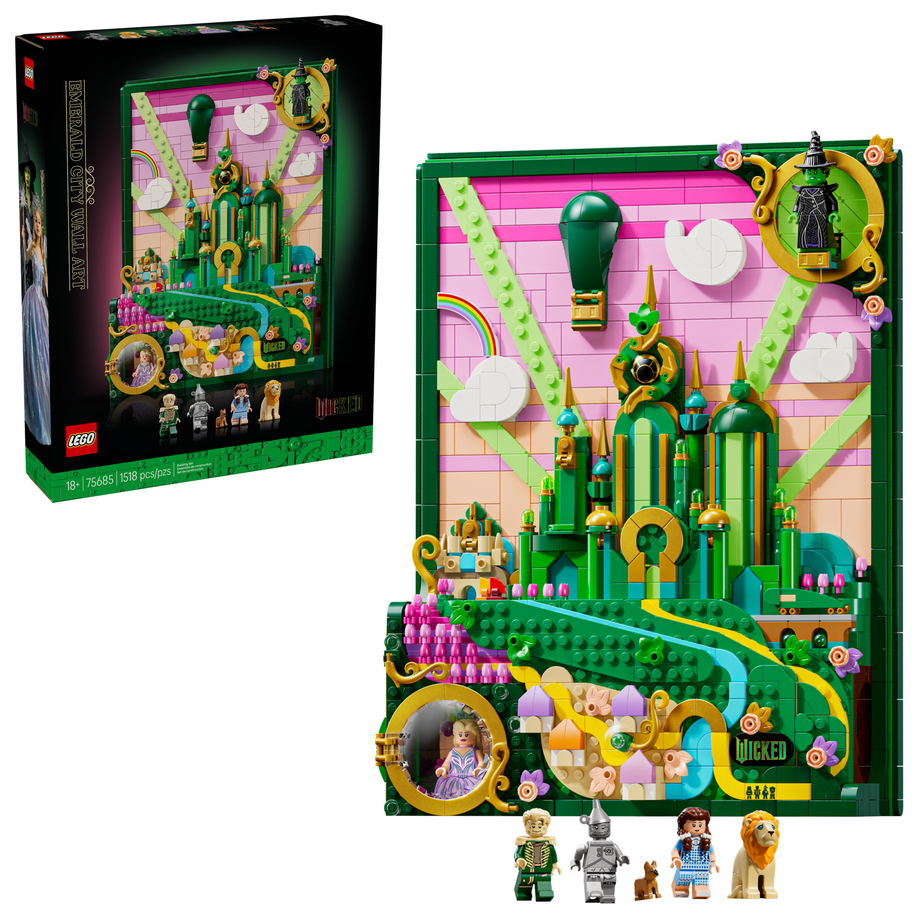 LEGO Wicked Emerald City Wall Art - British product