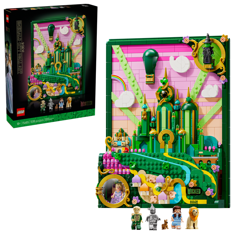LEGO Wicked Emerald City Wall Art - British product