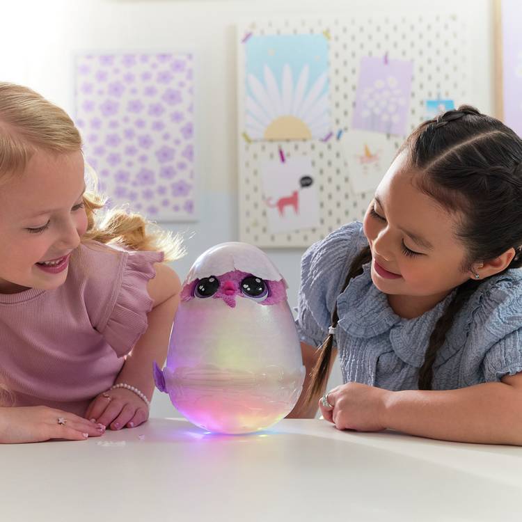 Hatchimals Secret Hatch Pufficorn interactive pet toy - British product