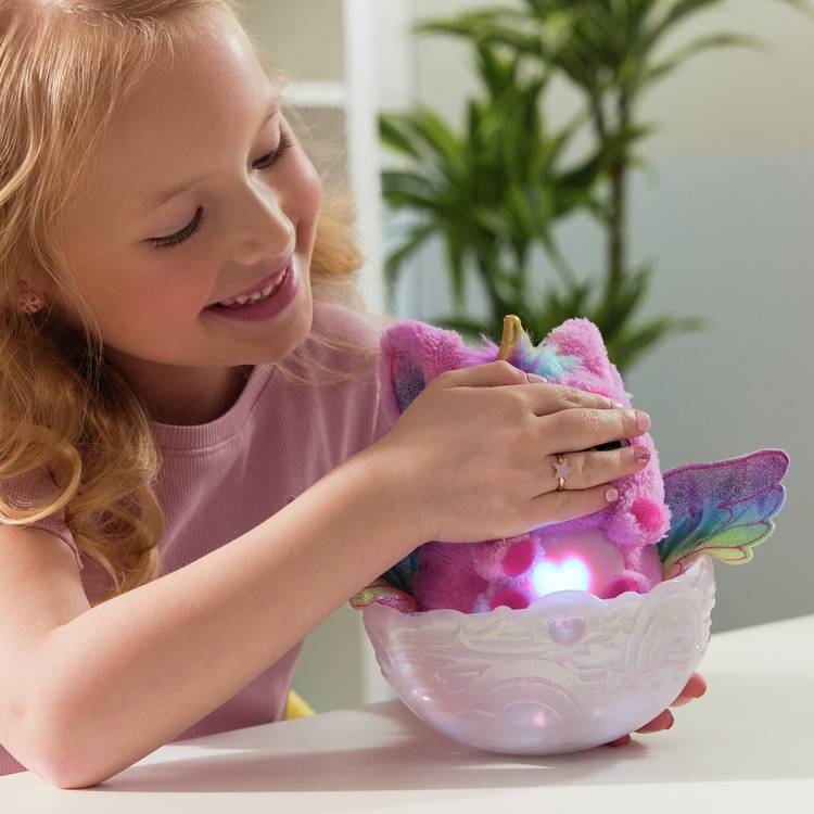 Hatchimals Secret Hatch Pufficorn interactive pet toy - British product