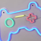 Searchlight gaming neon wall light controller shape multicoloured - British product
