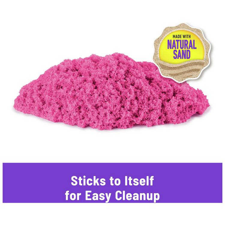Kinetic Sand magical flowing sand playset 10-pack, UK version