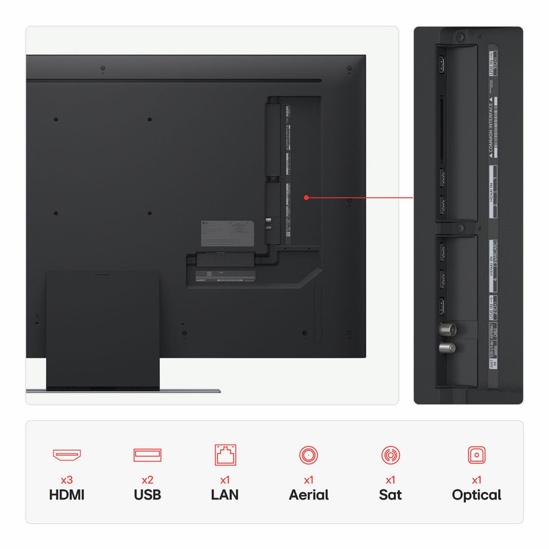 LG QNED87 50 inch 4K MiniLED Smart TV - British product