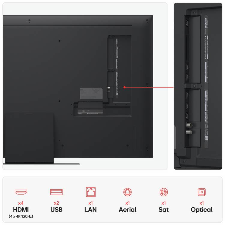 LG QNED87 55 inch MiniLED 4K Smart TV 2025 - British product