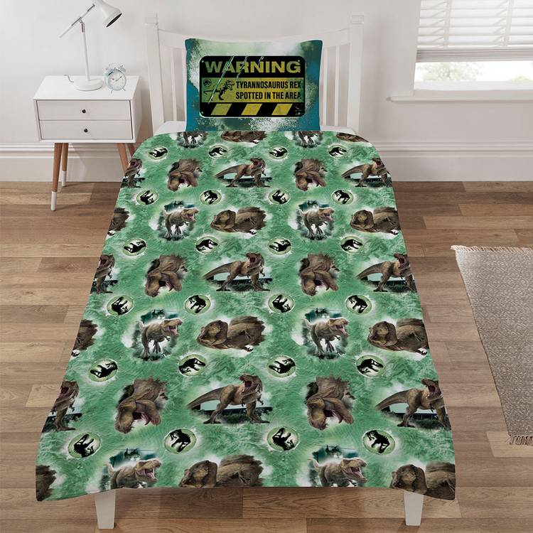 Jurassic World helicopter duvet set single - British product