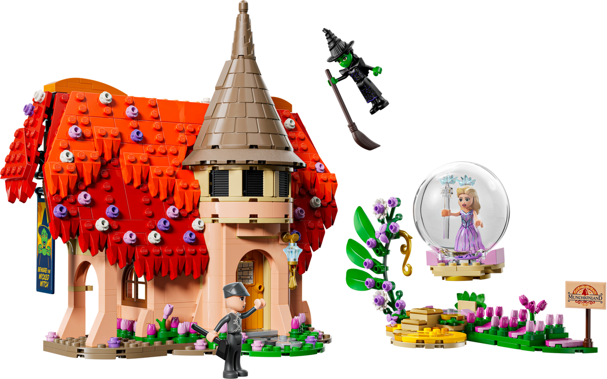 LEGO Building Set Glinda and Elphaba Visit Munchkinland 744 Pieces, UK version