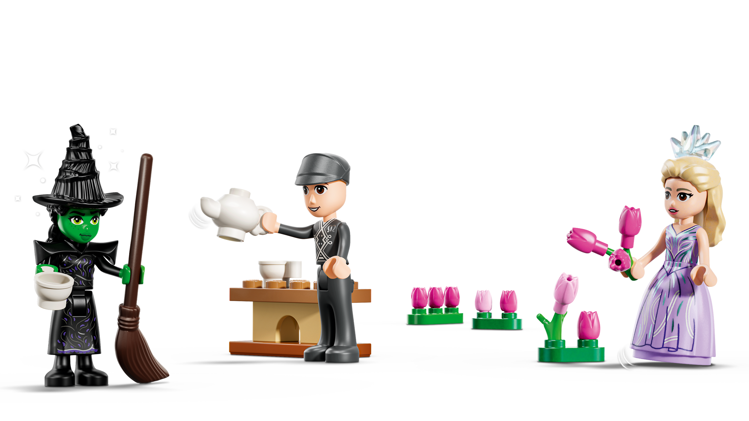 LEGO Building Set Glinda and Elphaba Visit Munchkinland 744 Pieces, UK version