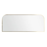 Habitat gold round edge rectangular wall mirror 40x100cm (British brand)