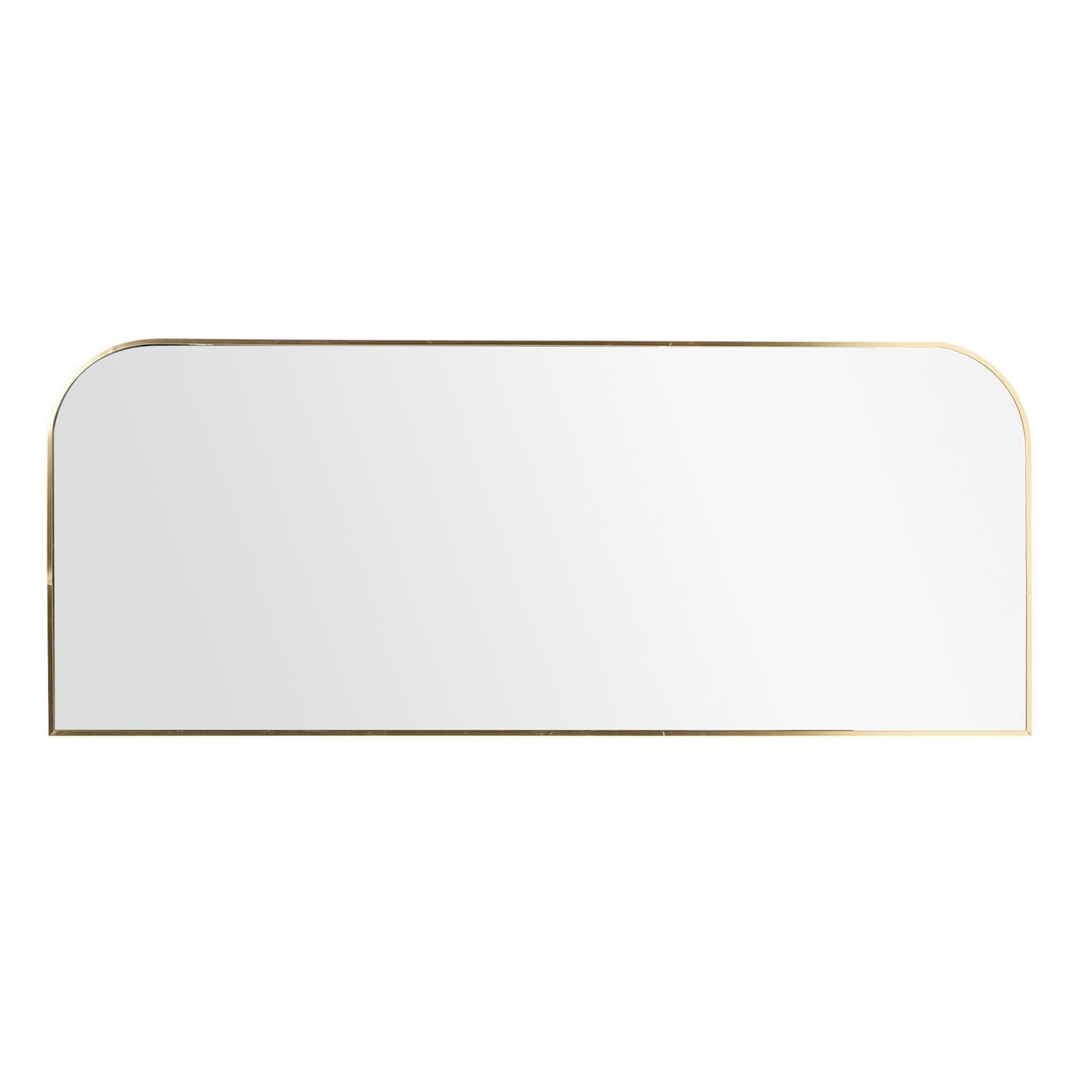 Habitat gold round edge rectangular wall mirror 40x100cm (British brand)