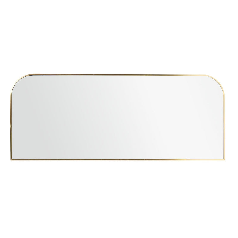 Habitat gold round edge rectangular wall mirror 40x100cm (British brand)