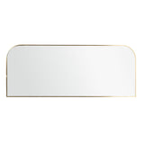 Habitat gold round edge rectangular wall mirror 40x100cm (British brand)