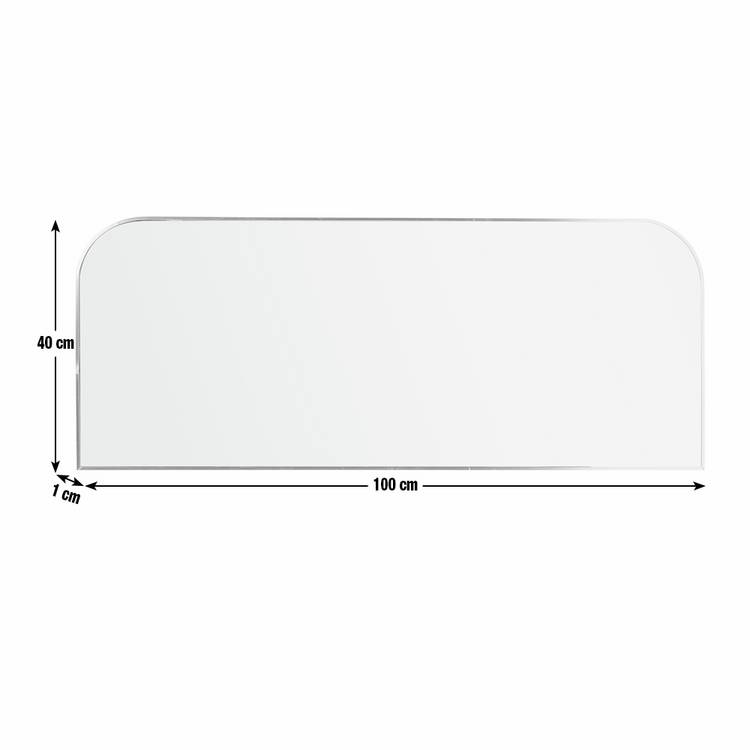 Habitat gold round edge rectangular wall mirror 40x100cm (British brand)