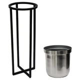 Ivyline Calla planter stand gold metal stand - British product