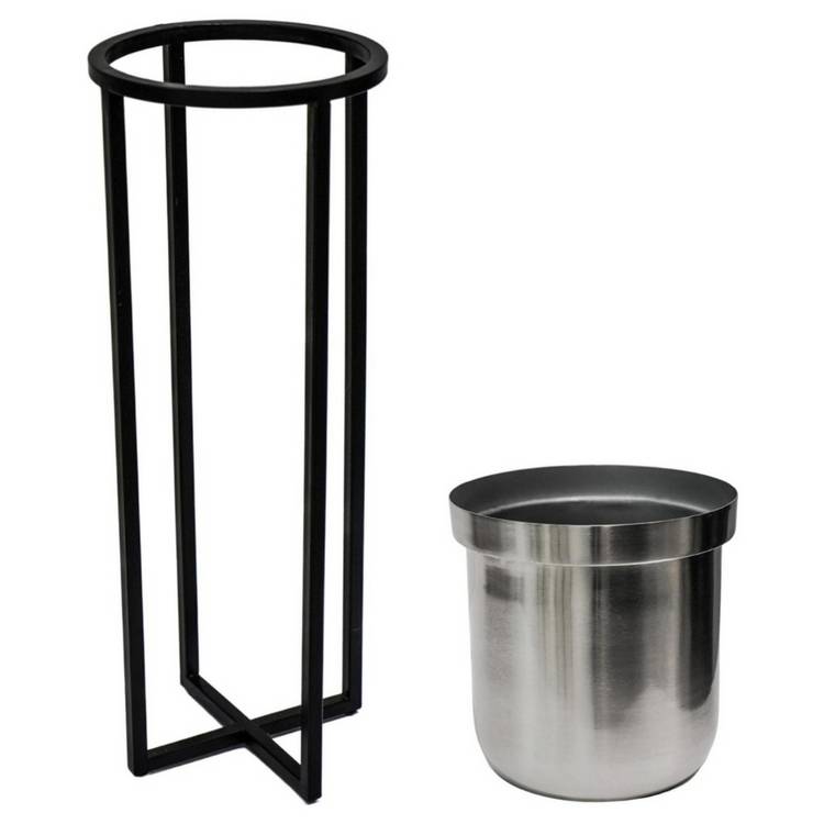 Ivyline Calla planter stand gold metal stand - British product