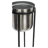 Ivyline Calla planter stand gold metal stand - British product