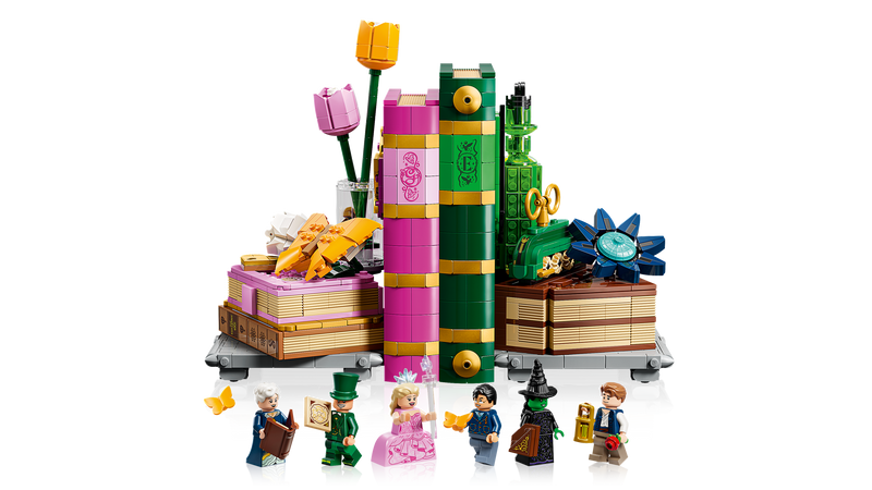 LEGO Glinda & Elphaba Bookends 1327 piece set, UK version