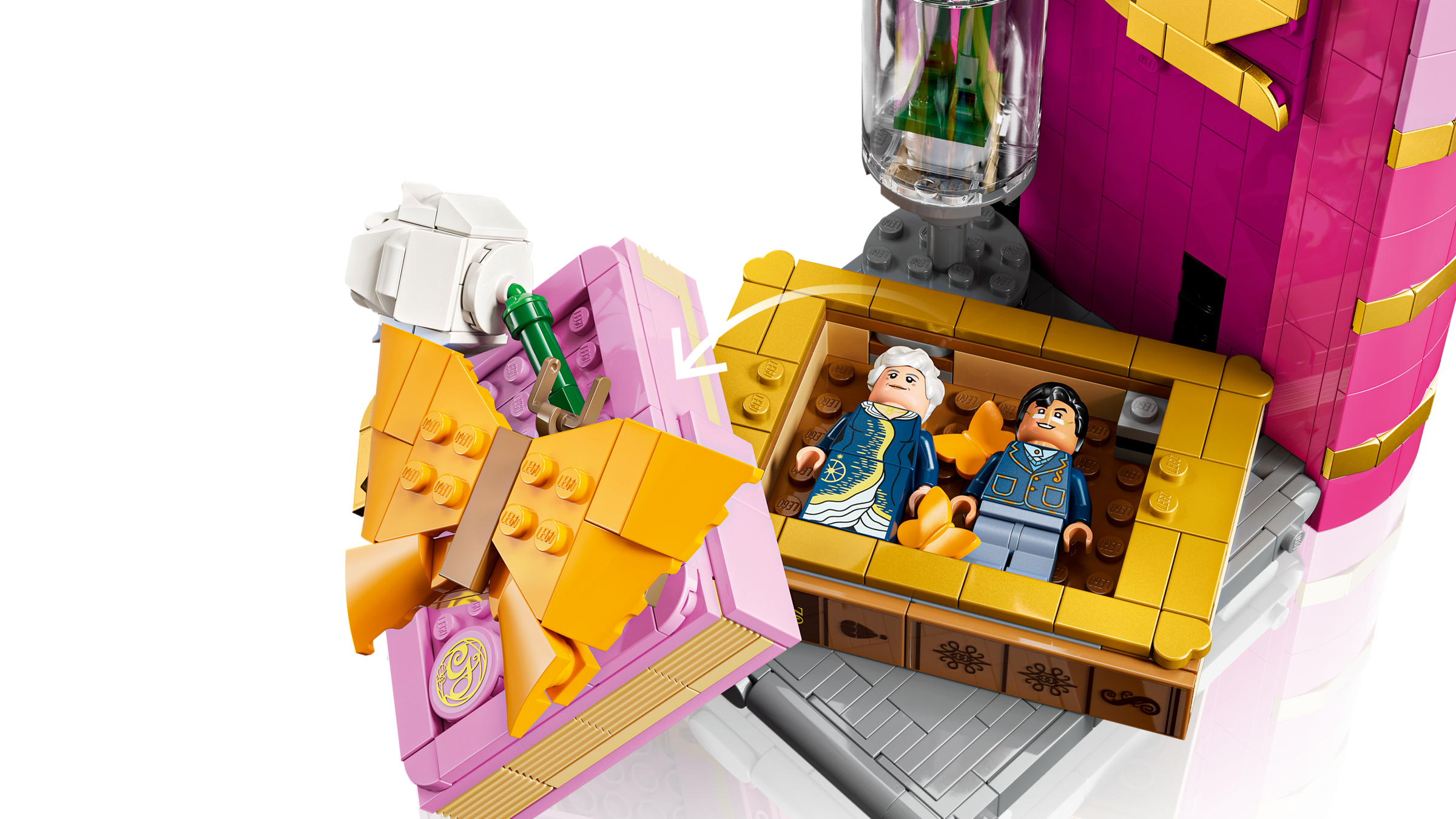 LEGO Glinda & Elphaba Bookends 1327 piece set, UK version