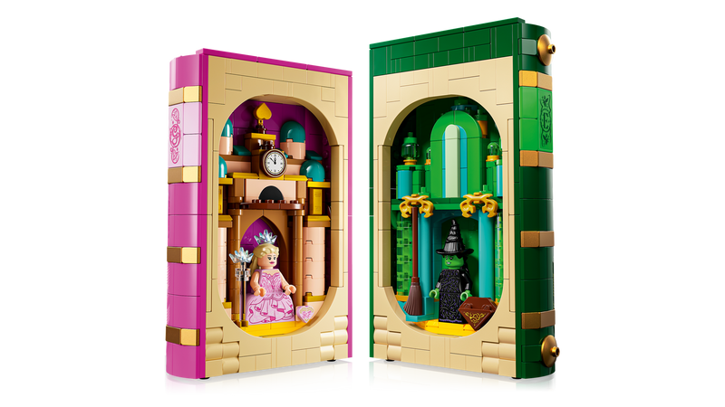 LEGO Glinda & Elphaba Bookends 1327 piece set, UK version