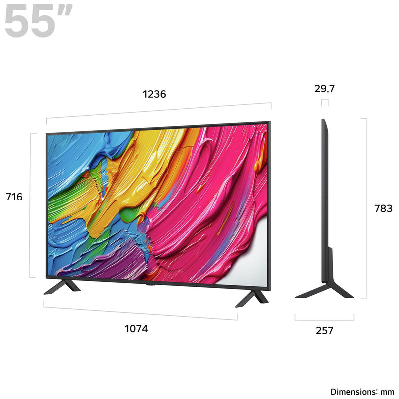 LG QNED 4K TV 55 inch (British brand)