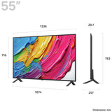 LG QNED 4K TV 55 inch (British brand)