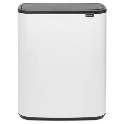 Argos Brabantia Bo 2x30 Litre Touch Top Bin - White- Buy online at McGrocer