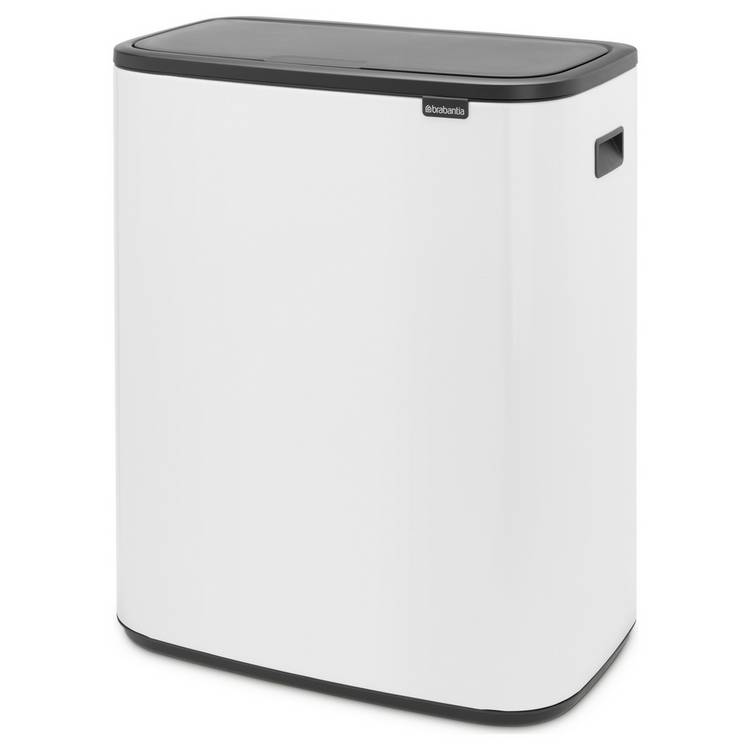Brabantia Bo touch top bin white 60L - British product