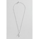 Revere sterling silver cross pendant necklace with cable chain - British product