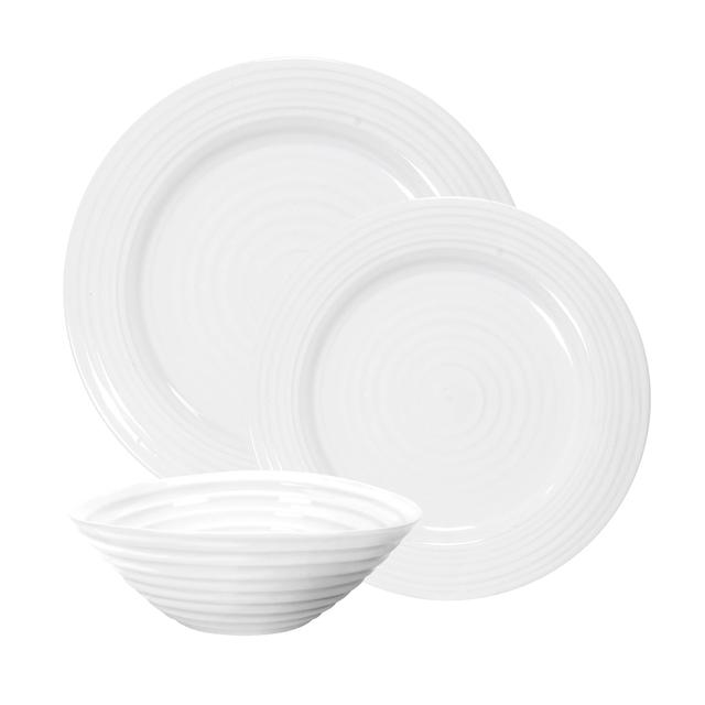 Sophie Conran White Porcelain Dinner Set   12 per pack GOODS M&S   