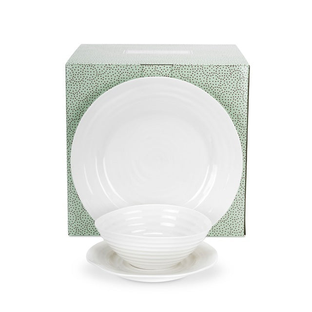 Sophie Conran White Porcelain Dinner Set   12 per pack GOODS M&S   