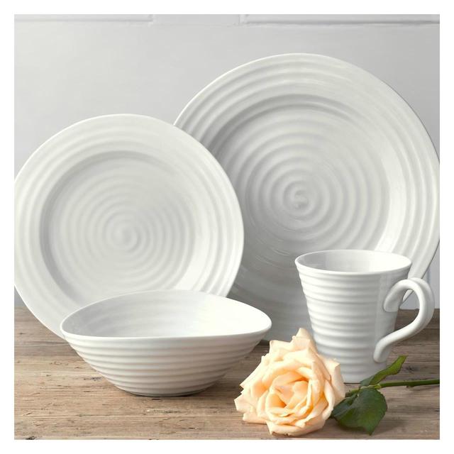 Sophie Conran White Porcelain Dinner Set   12 per pack GOODS M&S   