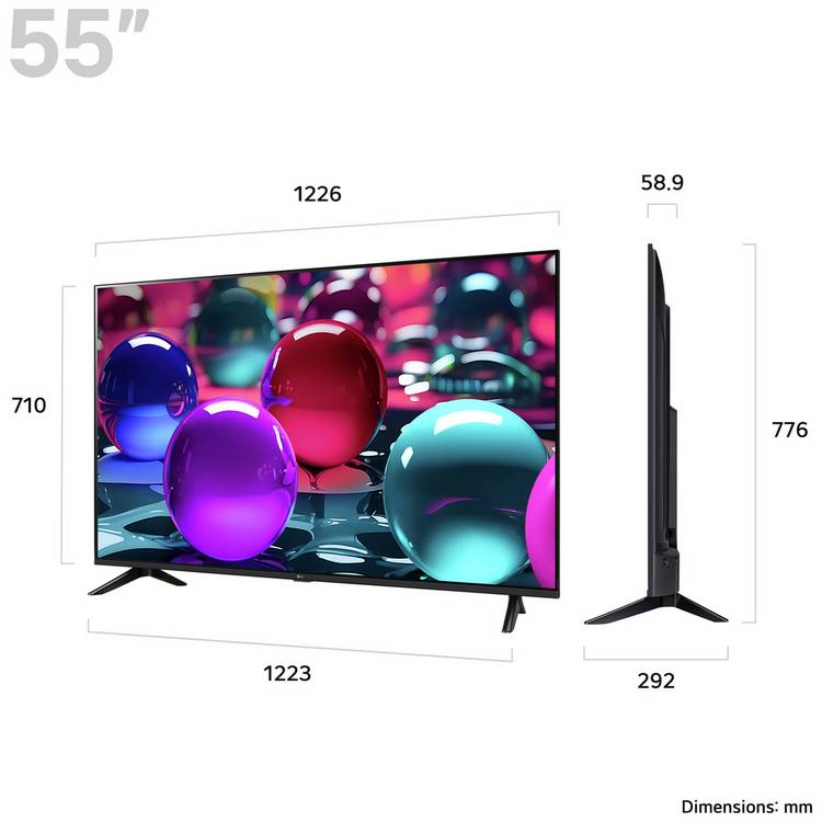 LG 55UA73006LA 4K UHD Smart TV, UK version