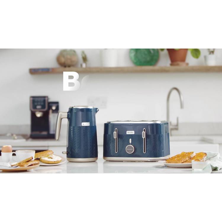 Breville Obliq kettle white 1.7L, imported from the UK