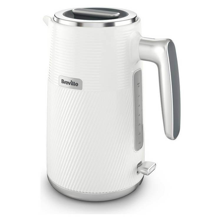 Breville Obliq kettle white 1.7L, imported from the UK