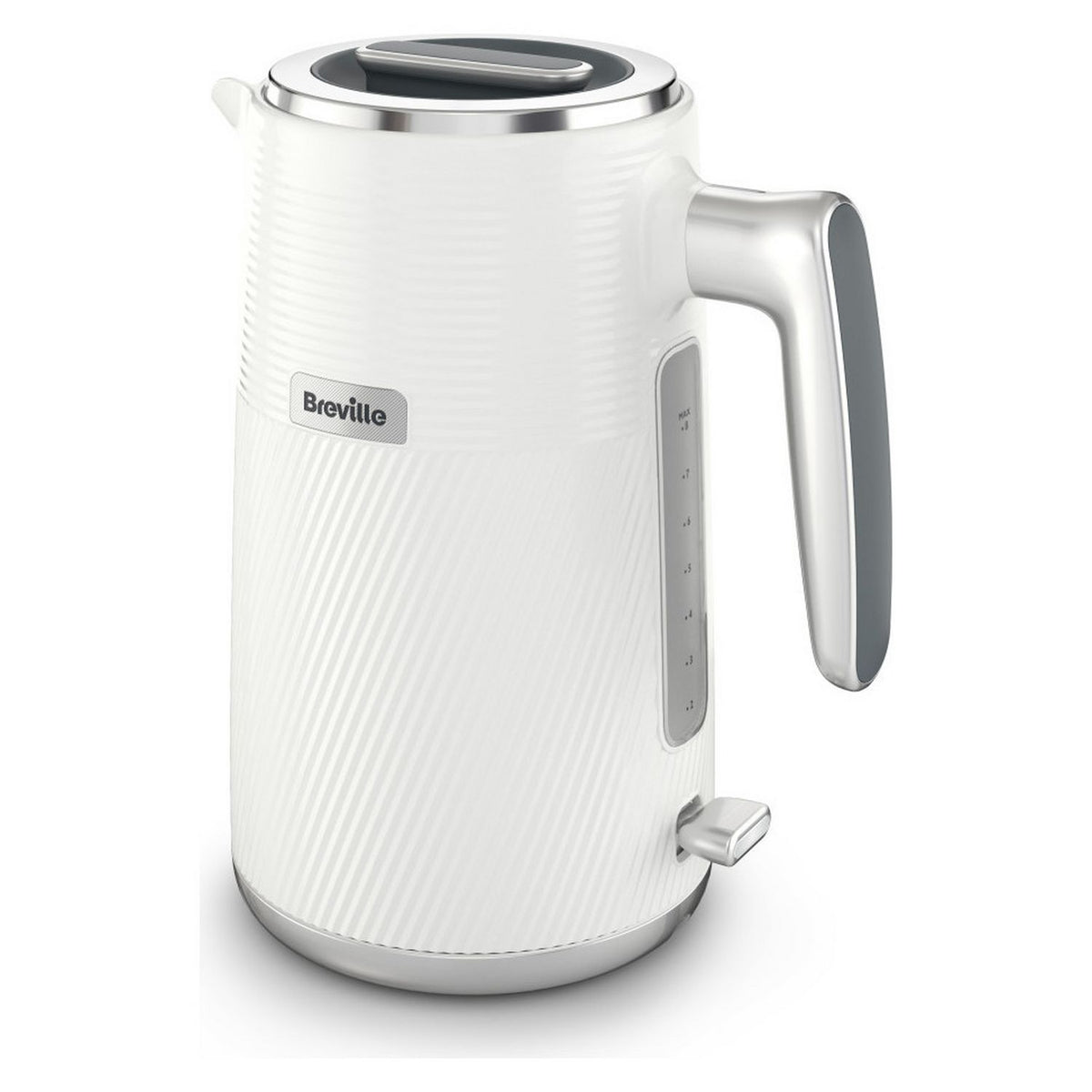 Breville Obliq kettle white 1.7L, imported from the UK