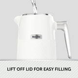 Breville Obliq kettle white 1.7L, imported from the UK