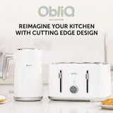 Breville Obliq kettle white 1.7L, imported from the UK