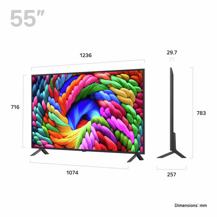 LG 55NANO90A6B Smart 4K UHD HDR NanoCell TV (British brand)