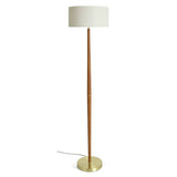 Habitat floor lamp walnut and brass imported from the UK