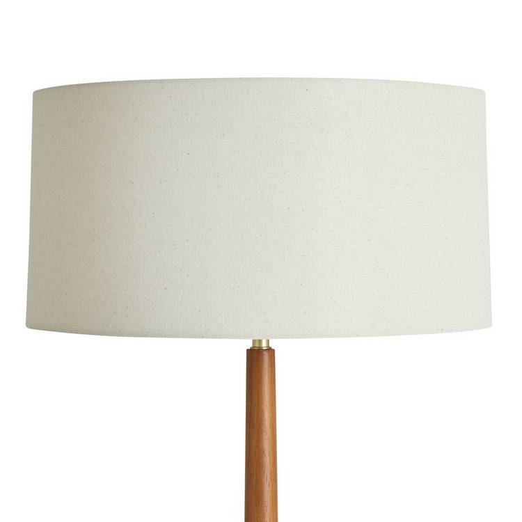 Habitat floor lamp walnut and brass imported from the UK