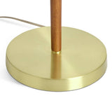 Habitat floor lamp walnut and brass imported from the UK