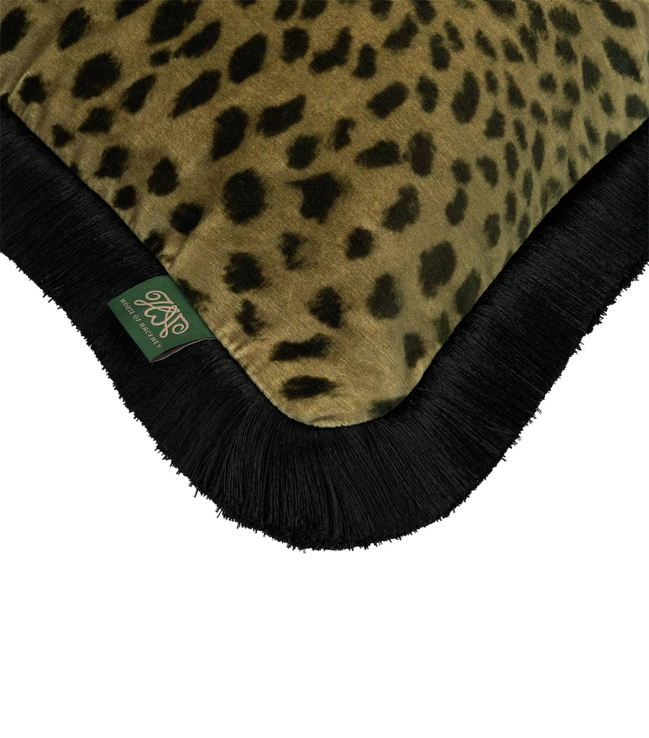 House Of Hackney Velvet Savanna Fringed Cushion 45cm x 45cm, UK version