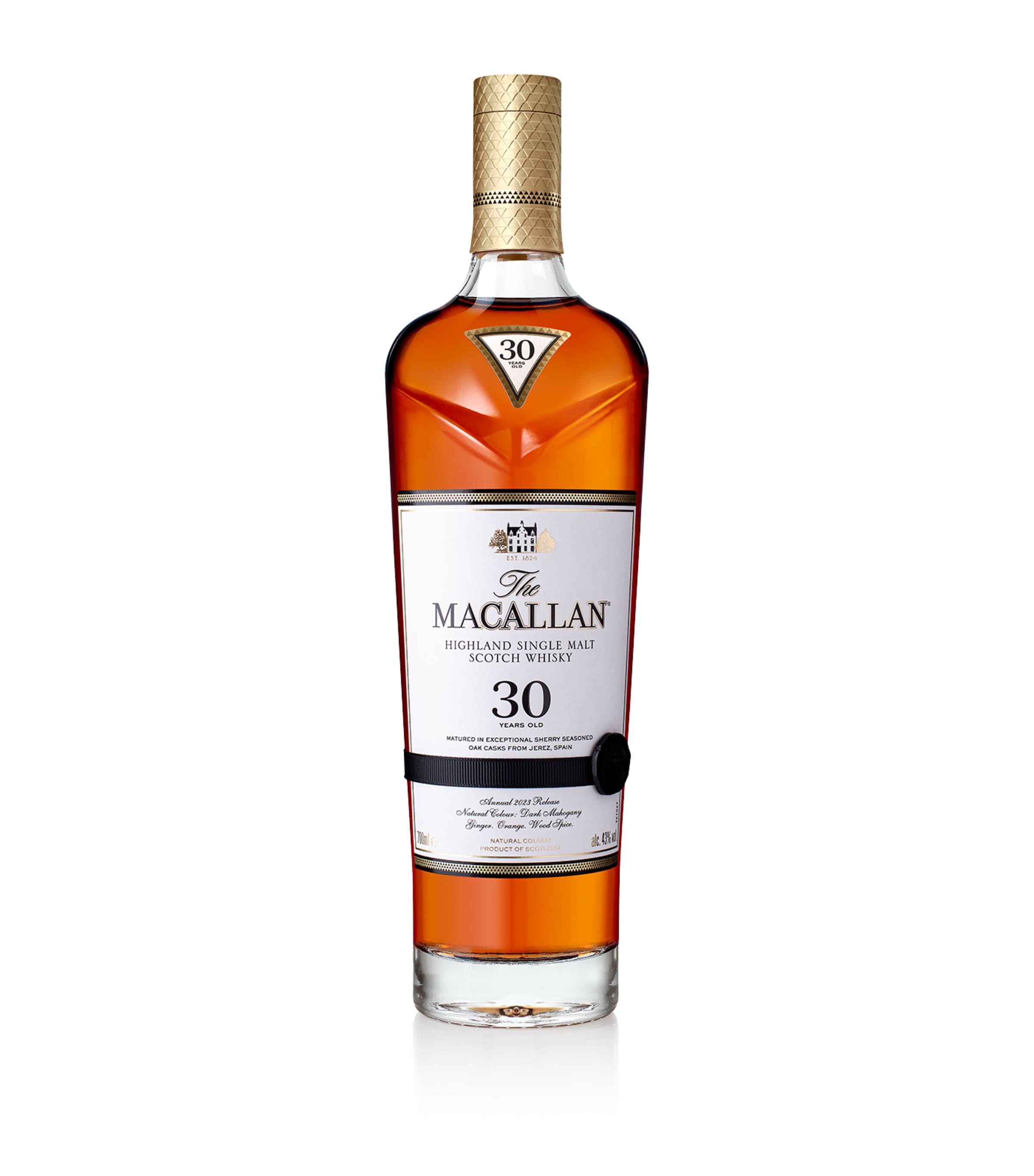 The Macallan 30-Year-Old Sherry Cask Whisky 70cl (British brand)