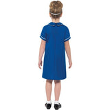 Smiffys nurse costume blue dress and headpiece, imported from the UK