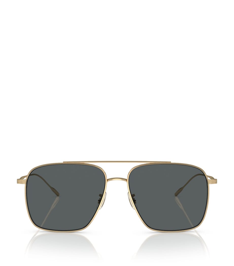 Oliver Peoples Dresner sunglasses titanium gold-tone (British brand)