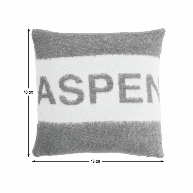 Habitat faux mohair cushion red 43x43cm - British product