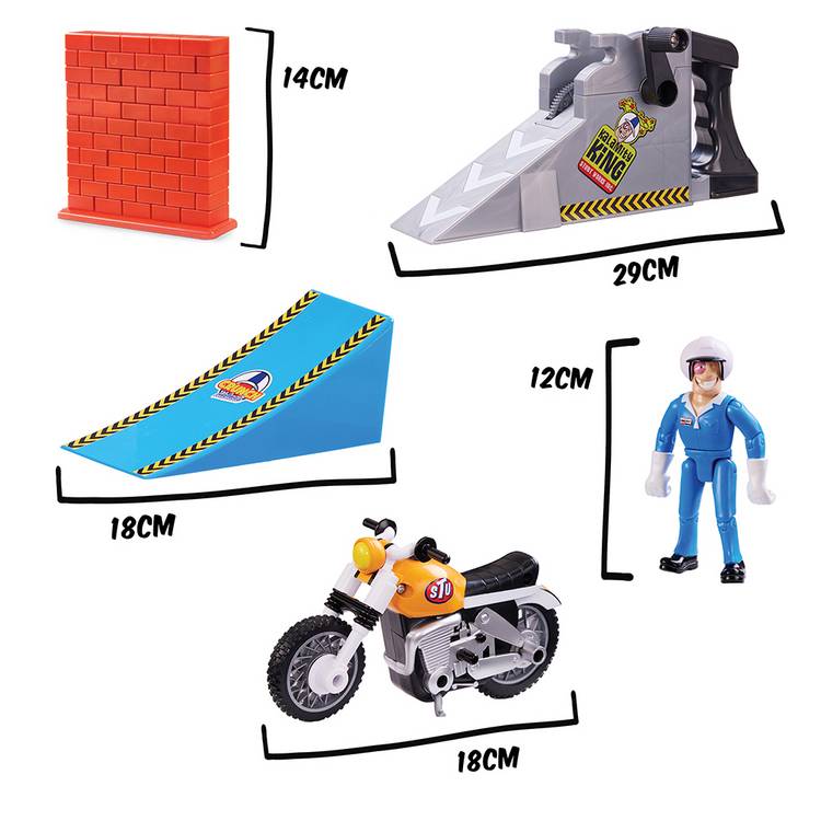 Stuntman Stu stunt bike playset Nitro Boost, imported from the UK