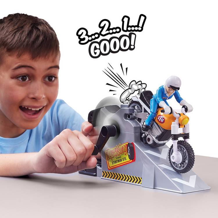 Stuntman Stu stunt bike playset Nitro Boost, imported from the UK