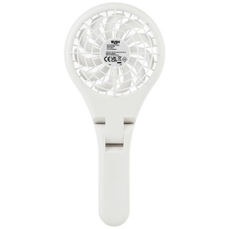 Bush handheld fan white 4 inch (British brand)
