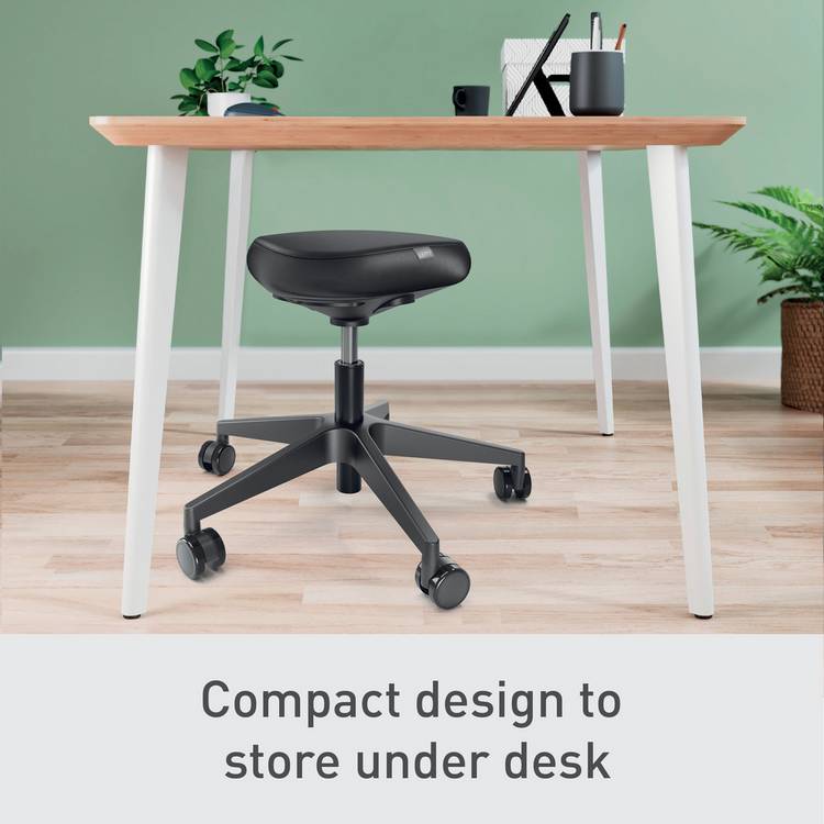 Leitz ergonomic sit stool faux leather - British product