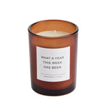 Argos Home amberwood musk scented candle 40-hour burn (British brand)